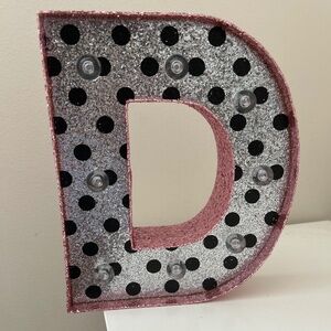 Justice Name Initial Room Decor